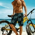 thumbnail image 4 of NICKSUN Men's Swim Trunks, Cute Print Quick Dry Summer Board Beach Shorts with Mesh Lining and Pockets, 4 of 6