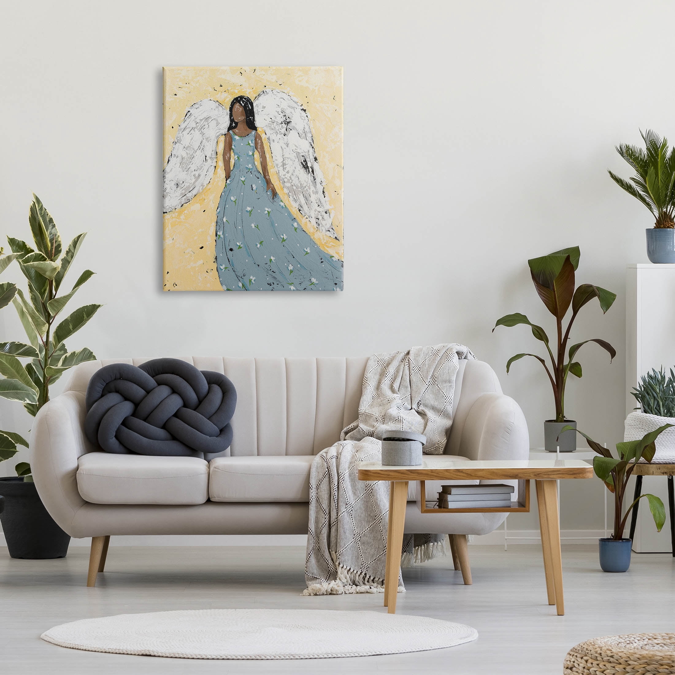 Stupell Industries Beautiful Angelic Woman Painting Painting Gallery Wrapped Canvas Print Wall Art, Design by Jade Reynolds