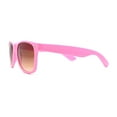 thumbnail image 4 of Classic Iconic Pop Color Horn Rim Sunglasses Pink Brown, 4 of 4