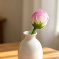 thumbnail image 4 of WUXIAB 1Pc Artificial Silk Flower Heads for Decoration,Small Rose Buds,Flower Heads in for Crafts Carnation Peony Artificial Rose Flower Heads European Wedding Decoration DIY Accessories Flowers,Pink, 4 of 7