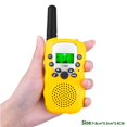 thumbnail image 5 of Walkie Talkies para niños, Radio bidireccional Walki Talki Alcance de 3 km 22 canales con linterna Juguete para niños - Hablar 3 piezas, 5 of 5