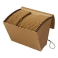 thumbnail image 2 of Kraft Indexed Expanding File, 21 Sections, 1/21-Cut Tab, Letter Size, Brown, 2 of 2