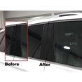 thumbnail image 6 of Rvinyl Pillar Post Window Trim Carbon Fiber 4D Black Fits Jeep Grand Cherokee 2011-2023, 6 of 10