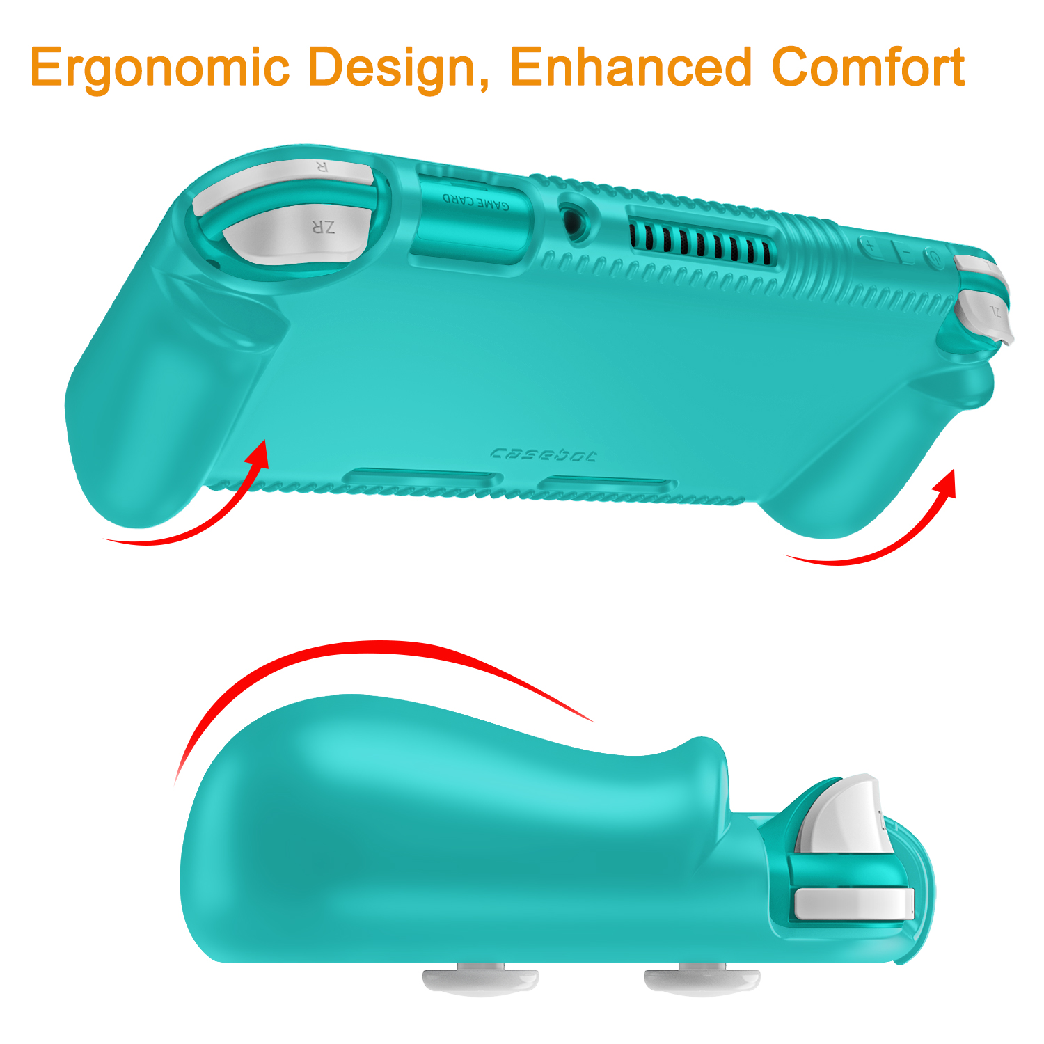 Fintie Silicone Case for Nintendo Switch Lite, Turquoise photo 7
