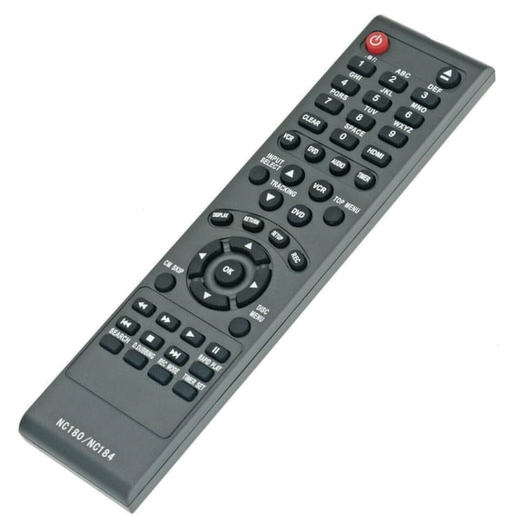 NC180UH NC184UH Remote Control Replaced for Funai DVD Player ZV427FX4A ZV427FX4