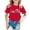 T10-Red, variant on Rhuody Girl Tops Back To School Short Sleeve O Neck Cartoon Letter Prints Tee 8-9 Years Light Blue
