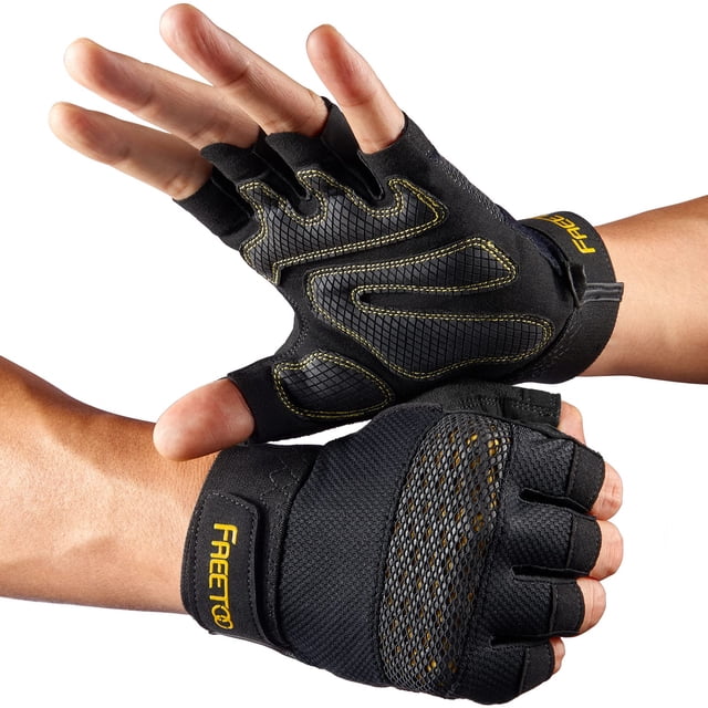 Guantes de entrenamiento FREETOO con protección total para la palma de la mano para hombre