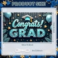 thumbnail image 2 of Pink Theme Graduation Banner Graduation Cap Grad Backdrop Colorful Balloons Congrats Lettering Graduation Background for Graduation Party College Graduation Photo Shoot, 2 of 9