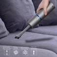 thumbnail image 1 of Xihbxyly Aspiradora Inalámbrica Portátil, Alta Potencia de Succión, Diseño Multifuncional, Compacta y Ligera, Carga Usb, Uso En Coche y Hogar, Incluye Cepillo y Boquilla, Tiempo de Uso de 30 Minutos., 1 of 7