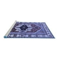 thumbnail image 2 of Ahgly Company Machine Washable Indoor Rectangle Persian Blue Traditional Area Rugs, 8' x 10', 2 of 4