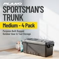 thumbnail image 2 of Plano 4 Pack Medium Sportsman's Trunk for Outdoor/Indoor Gear and Tools, Black, 2 of 9