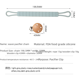 thumbnail image 5 of Cadena anticaída para chupete de bebé, juguete de goma para dientes para niños, cadena anticaída, cadena para chupete integrada de silicona de grado alimenticio, 5 of 6