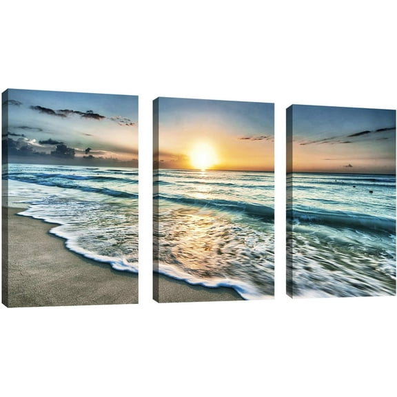 Hieng Canvas Wall Art Outer Space Pictures Fantastic Starry Painting Artwork Galaxy Nebula Canvas Prints for Bedroom Bathroom Living Room Kicthen Office Home Wall Decor（Only canvas）