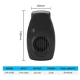 thumbnail image 3 of Ventilador Enfriador De Acuario Ventilador enfriador de acuario, ventilador de refrigeración para plantas de agua de arrecife de Coral (RS 332B negro) Wdftyju Libre de BPA, 3 of 3