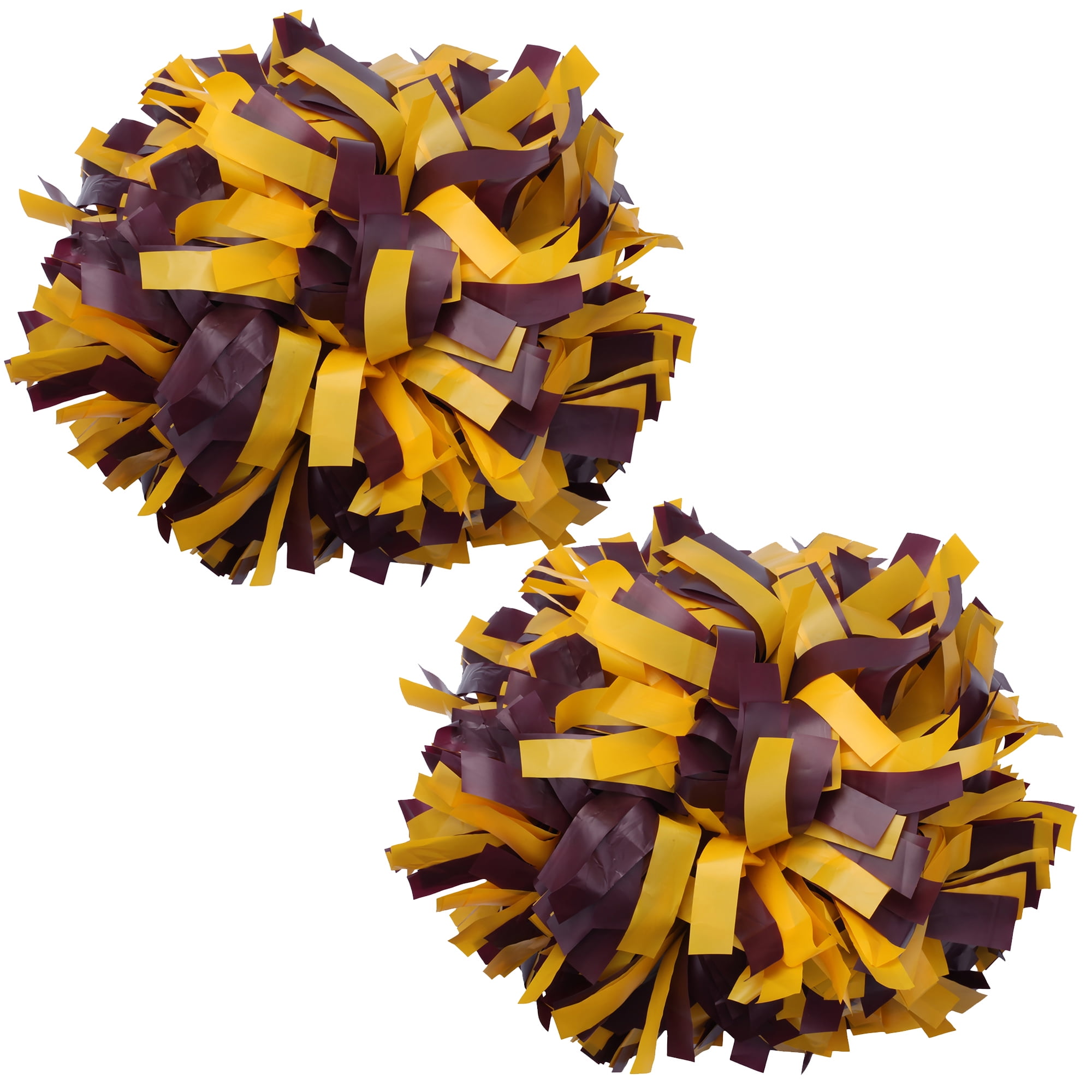 Plastic Cheer Pom Poms Cheerleading Cheerleader Gear 2 pieces one pair