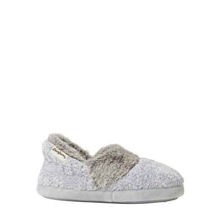Dearfoams Girls Chenille Bootie Slippers