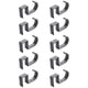 thumbnail image 4 of 10 Shaped Table Edge Hook Student Desk Side Hanging Bag Removable Office Handbag Holders Table Hooks, 4 of 5