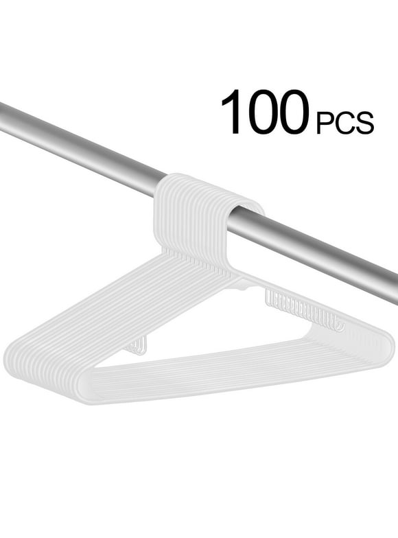 Plastic Hangers in Laundry Storage & Organization