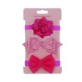 thumbnail image 2 of EnJoCho 3Pcs Kids Floral Headband Girls Baby Elastic Bowknot Accessories Hairband Set Toddler Kids Casual Fashion Headwear, 2 of 3