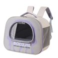 thumbnail image 2 of Bunblic Cat Backpack Carrier Adjustable Shoulder Strap Unique Travel Bag Cat Dog Bag, 2 of 8