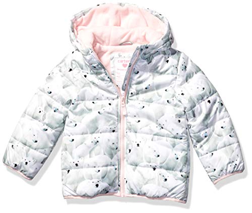 Carters girls Fleece Lined Puffer Jacket Coat
