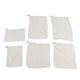 thumbnail image 2 of Bolsa de filtro de alimentos repetible, 6 piezas Bolsa de cordón para frutas Bolsa de almacenamiento de frutas La mejor en su clase, 2 of 12