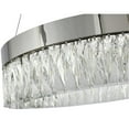 thumbnail image 3 of Design Living 1-Light D24'' Round Chrome Frame LED Chandelier, 3 of 5
