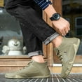 thumbnail image 6 of Men's Casual Shoes High Top Snow Boots Hiking Boots For Daily Wear Fashion Ankle Boots With Flat Heel, 6 of 8