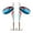 Blue, variant on Multiple Size Color Option Rotating Spinners Baits Simulates Movement