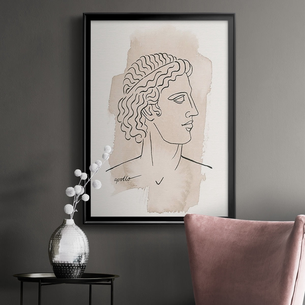 Greek Busts IV Premium Framed Print - Ready to Hang