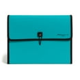 thumbnail image 2 of (4 pack) U Brands Performance Poly 13 Pocket Expandable File Folder, Teal, 2 of 7