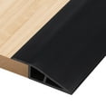 thumbnail image 1 of 1M PVC Rubber Wheelchair Ramp Self Adhesive Threshold Reducer Door Floor Transition Strip Black, 1 of 7