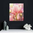 thumbnail image 4 of Nawypu Canvas Prints for Home Wall Tulip Pictures Blooming Tulips Paintings Simple Style Print Painting Wall Art Stretched Framed Ready to Hang in Living Room, 4 of 4