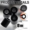 thumbnail image 2 of 345 Pcs Electrical Outlet Screw Spacers, M3 M4 Black Round Spacer, 2 of 5