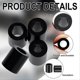 thumbnail image 2 of 345 Pcs Electrical Outlet Screw Spacers, M3 M4 Black Round Spacer, 2 of 5