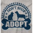 thumbnail image 2 of Dont Shop Adopt Cat Dog Pet Owner Long Sleeve TShirt Men Women Brisco Brands M, 2 of 5