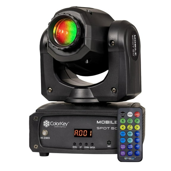 ColorKey CKU-6100 Mobile Spot 50 Compact Wireless Moving Head Spot
