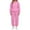 Pink_#05, variant on Nokdvo Woman Two Piece Outfits Sets Trendy Long Sleeve Casual Hoodie Sweatsuit Ribbed Tracksuit with Pockets,White XL