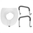 thumbnail image 2 of Almohadillas de baño ajustables, asiento de inodoro elevado, asiento de inodoro elevado, altura de elevación, asientos, diseño elevado, 2 of 14