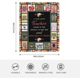 thumbnail image 6 of Teacher Gifts for Women Men Teacher Blanket Ultra Soft Cozy Fleece Teachers Day Graduation Retirement Gift Throw Blankets Fuzzy Plush Bedding Blanket Teacher Appreciation Gifts 50"x40", 6 of 6