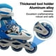 thumbnail image 4 of Patines TFixol Azul y Blanco L(Talla 39-42), 4 of 8