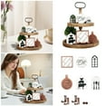 thumbnail image 1 of Ensemble de Décoration de Palette (Palette Non Incluse) Style Ferme Plateau de Meuble-Lavabo Mini Plateau de Service en Métal Rond, 1 of 3