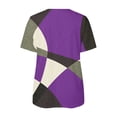 thumbnail image 5 of Blusa informal elegante de manga corta con cremallera y cuello redondo para mujer OAVQHLG3B Store lin121212, 5 of 5