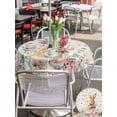 thumbnail image 4 of Outdoor Tablecloth with Umbrella Hole and Zipper, Bunny Easter Round Table Cloth 60 Inch Waterproof Tablecloth, Spring Floral Eggs Rabbits Rustic Picnic Table Cover for Patio Camping, 4 of 7