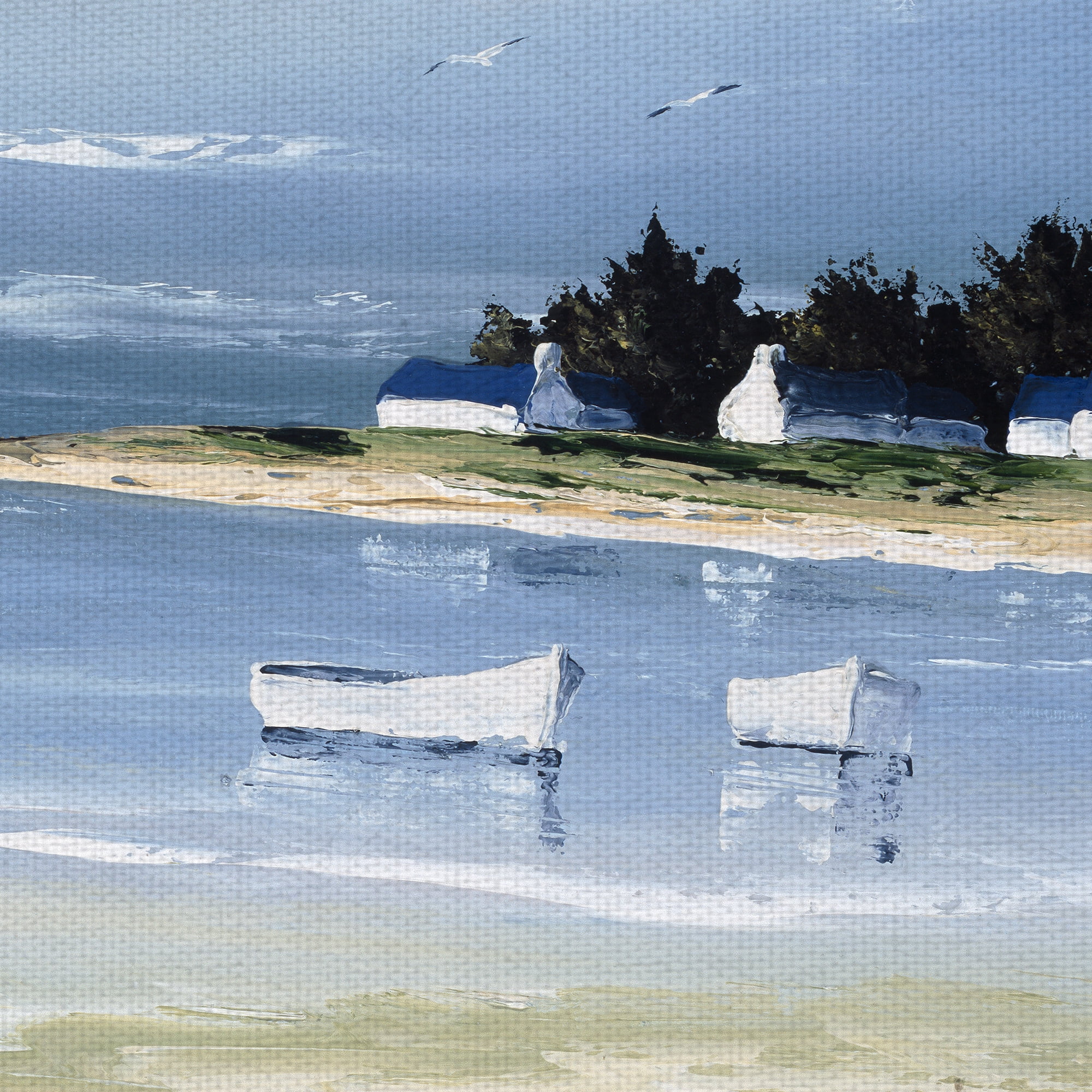 Masterpiece Art Gallery Coastal Inlet II by Frederic Flanet Canvas Art Print 22" x 28"
