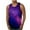 Purple-F, variant on Penkiiy Men's Gradient Print Sleeveless Vest Crewneck Casual Tank Top 4XL Purple