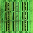 thumbnail image 1 of Ahgly Company Indoor Square Southwestern Green Country Area Rugs, 5' Square, 1 of 4