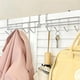 thumbnail image 4 of Iron Hanging Hooks Organizer | Over Door Rack | 5-Hook No Drill Hanger for Closet, Cabinets, Bedside | Clothes, Towels, Bags Storage | Durable Seamless Design | 24.5x10x5cm | 1 Pack, 4 of 6