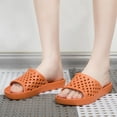thumbnail image 7 of NeedBo Womens Mens Shower Shoes Non Slip Quick Drying House Sandal Slippers Indoor Home Bedroom Pool Spa Guest College Dorm, Orange Size 6, 7 of 7
