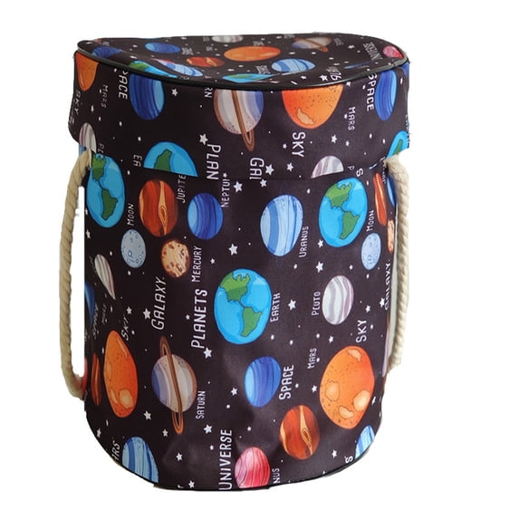 New for summer! Cumka Household children's toy storage bag, baby quick fabric finishing storage bag, multifunctional round storage bucket
